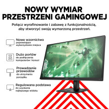 „OMEN by HP“ 27 colių QHD 165 Hz žaidimų monitorius – „OMEN 27q“
