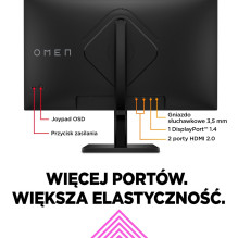 „OMEN by HP“ 27 colių QHD 165 Hz žaidimų monitorius – „OMEN 27q“
