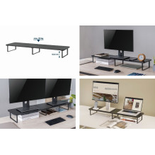 Gembird MS-TABLE2-01 monitor mount / stand Desk Black