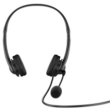 HP stereo USB ausinės G2 laidinės, su galvos lankeliu, juodos