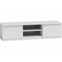 Topeshop RTV140 BIEL TV stand / entertainment centre 2 shelves Topeshop RTV140 BIEL TV stand / entertainment centre 2 shelves