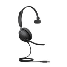 Jabra Evolve2 40 MS Mono USB-A - laidinės ausinės, juodos