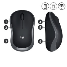 Logitech M185 mouse RF Wireless Optical. Logitech M185 mouse RF Wireless Optical.