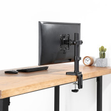 Maclean MC-983 LED LCD Monitor Pole Mount Bracket 8kg Holder Pipe Tube Diameter 28-60mm 17-32'' Screen