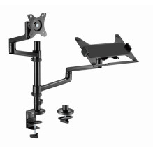 Gembird MA-DA-04 monitor mount / stand 81.3 cm (32") Desk Black Gembird MA-DA-04 monitor mount / stand 81.3 cm (32") Desk Black