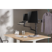 Gembird MA-DA-04 monitor mount / stand 81.3 cm (32") Desk Black Gembird MA-DA-04 monitor mount / stand 81.3 cm (32") Desk Black