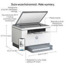 HP LaserJet MFP M234dw Printer, Black and white, Printer for Small office, Print, copy, scan, Scan to email Scan to PDF