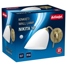 Classic single wall lamp Activejet NIKITA Patyna E27 for the living room Classic single wall lamp Activejet NIKITA Patyna E27 for the living room