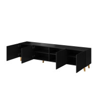 Cama RTV cabinet PAFOS 200x42x52 Black matt Cama RTV cabinet PAFOS 200x42x52 Black matt