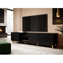 Cama RTV cabinet PAFOS 200x42x52 Black matt Cama RTV cabinet PAFOS 200x42x52 Black matt