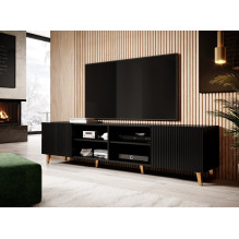Cama RTV cabinet PAFOS 200x42x52 Black matt Cama RTV cabinet PAFOS 200x42x52 Black matt