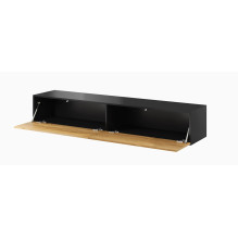 Cama TV Stand VIGO '180' 30 / 180 / 40 black / wotan oak Cama TV Stand VIGO '180' 30 / 180 / 40 black / wotan oak