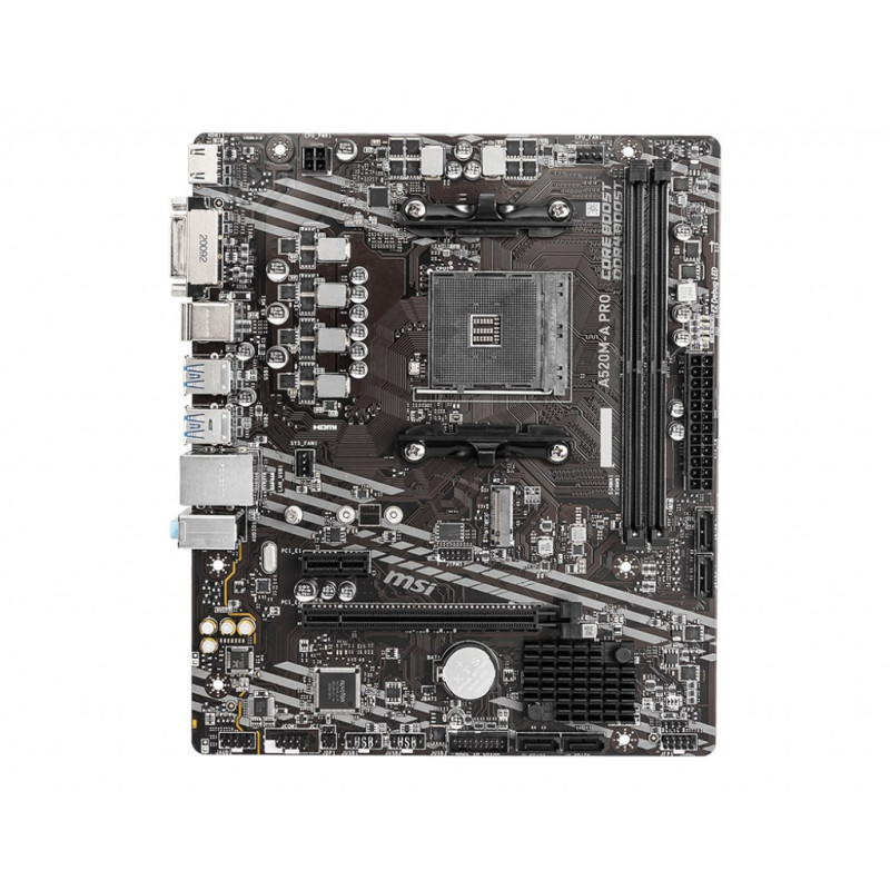 MSI A520M-A PRO Lizdas AM4