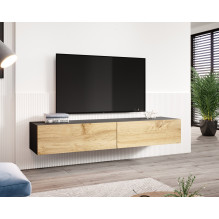 Cama TV Stand VIGO '180' 30 / 180 / 40 black / wotan oak Cama TV Stand VIGO '180' 30 / 180 / 40 black / wotan oak
