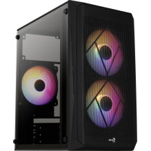 Aerocool CS107V2 kompiuterio korpusas Mini Tower juodas Aerocool CS107V2 kompiuterio korpusas Mini Tower juodas