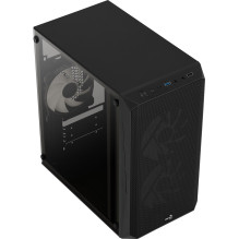 Aerocool CS107V2 kompiuterio korpusas Mini Tower juodas Aerocool CS107V2 kompiuterio korpusas Mini Tower juodas
