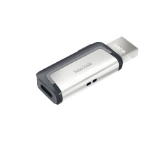 „Sandisk Ultra Dual Drive USB Type-C“ USB atmintinė 128 GB USB A tipo / USB C tipo 3.2 kartos 1 (3.1 kartos 1) juoda, si