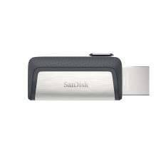 „Sandisk Ultra Dual Drive USB Type-C“ USB atmintinė 128 GB USB A tipo / USB C tipo 3.2 kartos 1 (3.1 kartos 1) juoda, si