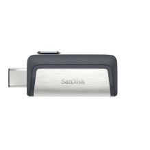 „Sandisk Ultra Dual Drive USB Type-C“ USB atmintinė 128 GB USB A tipo / USB C tipo 3.2 kartos 1 (3.1 kartos 1) juoda, si
