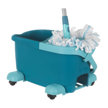 LEIFHEIT „Clean Twist Mop Ergo“ mobili plovimo sistema / kibiras, vieno bako, mėlyna LEIFHEIT „Clean Twist Mop Ergo“ mobili plovimo sistema / kibiras, vieno bako, mėlyna