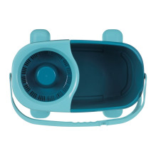 LEIFHEIT „Clean Twist Mop Ergo“ mobili plovimo sistema / kibiras, vieno bako, mėlyna LEIFHEIT „Clean Twist Mop Ergo“ mobili plovimo sistema / kibiras, vieno bako, mėlyna