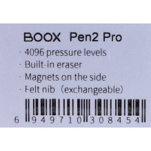 ONYX BOOX PEN 2 PRO STYLUS WITH ERASER BLACK ONYX BOOX PEN 2 PRO STYLUS WITH ERASER BLACK