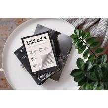 „PocketBook InkPad 4“ el. knygų skaitytuvas, lietimui jautrus ekranas, 32 GB, „Wi-Fi“, juodas, sidabrinis