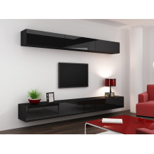 Cama TV stand VIGO 140 30 / 140 / 40 black / black gloss Cama TV stand VIGO 140 30 / 140 / 40 black / black gloss