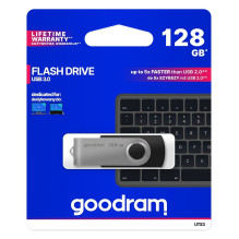 Goodram UTS3 USB flash drive 128 GB 3.2 Gen 1 (3.1 Gen 1) Black Goodram UTS3 USB flash drive 128 GB 3.2 Gen 1 (3.1 Gen 1) Black