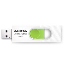ADATA UV320 USB atmintinė 128 GB USB A tipo 3.2 Gen 1 (3.1 Gen 1) Žalia, Balta ADATA UV320 USB atmintinė 128 GB USB A tipo 3.2 Gen 1 (3.1 Gen 1) Žalia, Balta