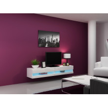 Cama TV staliukas VIGO NEW 30 / 180 / 40 baltas / baltas blizgus Cama TV staliukas VIGO NEW 30 / 180 / 40 baltas / baltas blizgus