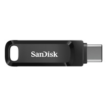 „SanDisk Ultra Dual Drive“ USB atmintinė 128 GB USB A tipo / C tipo 3.2 kartos 1 (3.1 kartos 1) juoda, sidabrinė