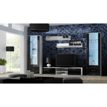 Cama dviejų lentynų komplektas 125 cm SOHO balta matinė Cama dviejų lentynų komplektas 125 cm SOHO balta matinė