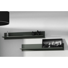 Cama set of two shelves 125cm SOHO black matte Cama set of two shelves 125cm SOHO black matte