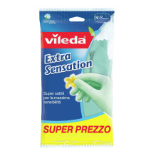Vileda Extra Sensation pirštinės „M“ Vileda Extra Sensation pirštinės „M“