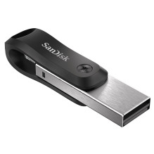 SanDisk iXpand USB flash drive 64 GB USB Type-A / Lightning 3.2 Gen 2 (3.1 Gen 2) Black, Silver SanDisk iXpand USB flash drive 64 GB USB Type-A / Lightning 3.2 Gen 2 (3.1 Gen 2) Black, Silver