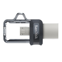 SanDisk 173386 USB flash drive 128 GB USB Type-A / Micro-USB Black, Transparent SanDisk 173386 USB flash drive 128 GB USB Type-A / Micro-USB Black, Transparent