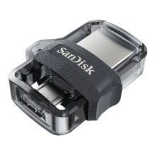 SanDisk 173386 USB flash drive 128 GB USB Type-A / Micro-USB Black, Transparent SanDisk 173386 USB flash drive 128 GB USB Type-A / Micro-USB Black, Transparent