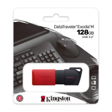 „Kingston Exodia“ 128 GB USB 3.2. Raudona