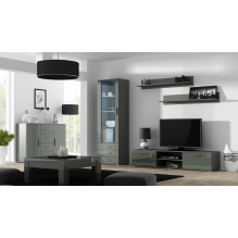 Cama dviejų lentynų komplektas 125 cm SOHO pilkas matinis Cama dviejų lentynų komplektas 125 cm SOHO pilkas matinis