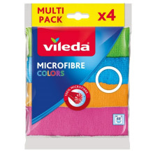 Vileda mikropluošto šluostės drabužiams, spalvotos, 4 vnt.