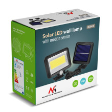 Maclean Energy MCE438 Solar LED Floodlight with motion sensor, IP44, 5W, 400lm, 6000K cold white, lithium battery 1300 m Maclean Energy MCE438 Solar LED Floodlight with motion sensor, IP44, 5W, 400lm, 6000K cold white, lithium battery 1300 m