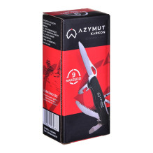Pocket knife AZYMUT Karkon - 9 tools + belt pouch (HK20018) Pocket knife AZYMUT Karkon - 9 tools + belt pouch (HK20018)