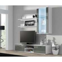 Cama TV stand SOHO 180 white / grey gloss Cama TV stand SOHO 180 white / grey gloss