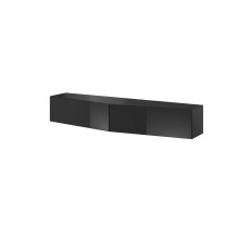 Cama TV stand VIGO SLANT 180cm (2x90) black / black gloss Cama TV stand VIGO SLANT 180cm (2x90) black / black gloss