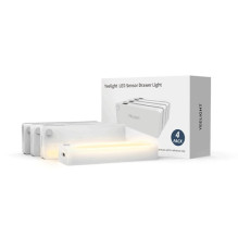 „Yeelight YLCTD001-4pc“ jutiklinis stalčiaus apšvietimas LED stalčiaus šviestuvas su judesio jutikliu (4 vnt.) „Yeelight YLCTD001-4pc“ jutiklinis stalčiaus apšvietimas LED stalčiaus šviestuvas su judesio jutikliu (4 vnt.)