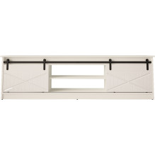 RTV GRANERO spintelė 200x56,7x35 balta / blizgi balta