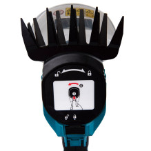 Makita DUM111SYX krūmapjovė / žoliapjovė su 27 W baterija, juoda, mėlyna