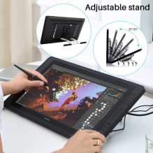 HUION Kamvas Pro 20 grafinė planšetė 5080 lpi 434,88 x 238,68 mm USB juoda