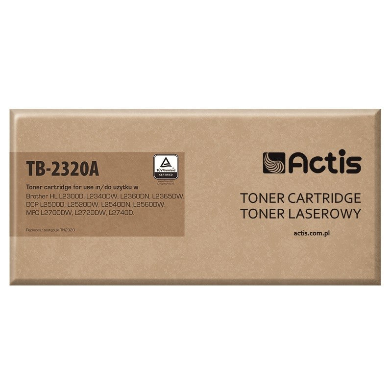 Actis TB-2320A toneris (Brother TN-2320 pakaitalas, TN2320 Standard 2600 puslapių juodas)